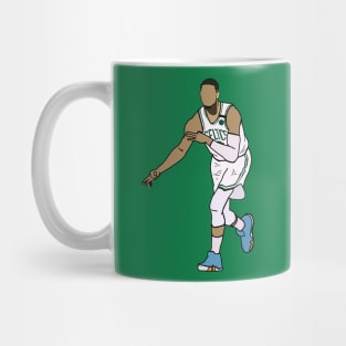 Jayson Tatum 3 Point Celebration - NBA Boston Celtics Mug